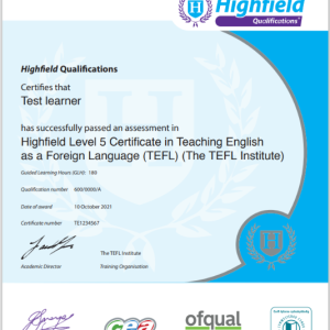 Level 5 TEFL Certificate