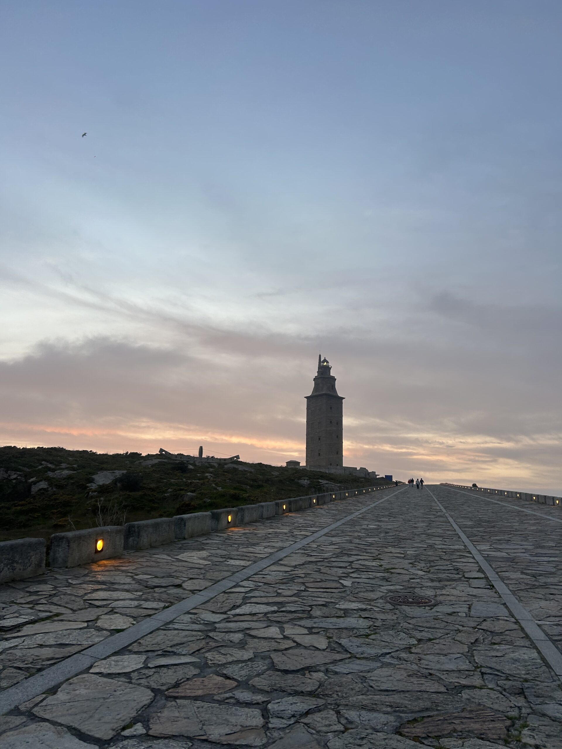 Tower of Hercules in A Coruña, Spain, visited during an Erasmus year while studying abroad with a TEFL qualification.