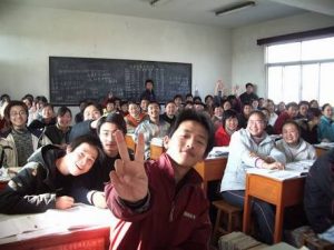 Teach English in China ESL students in China excited about learning a new language