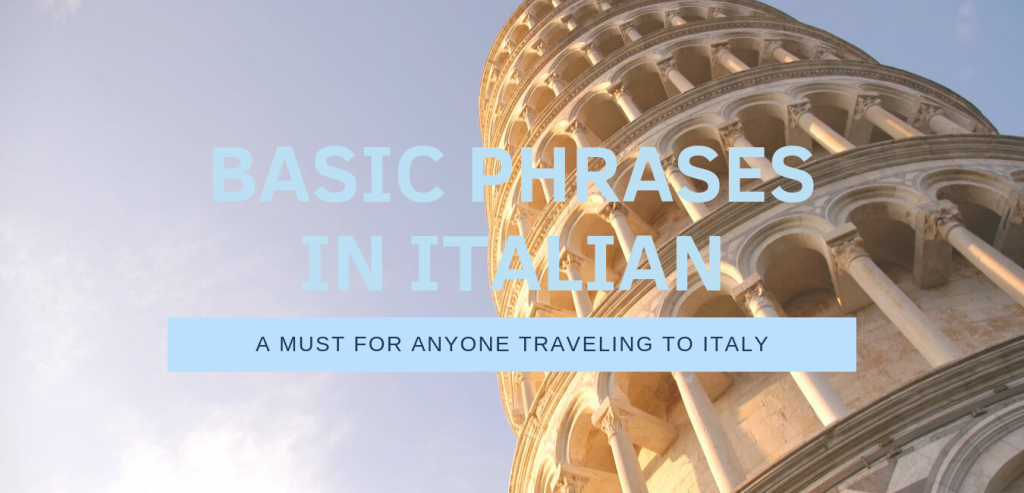 Basic phrases in italian