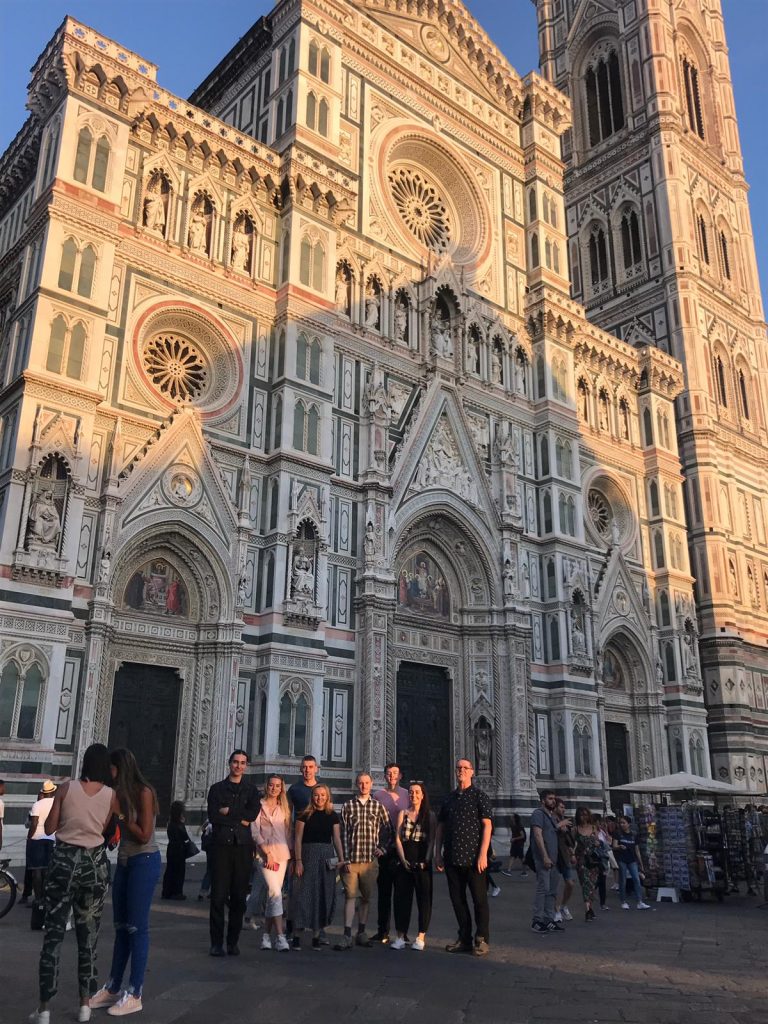 TEFL teacher Leo in Italy sightseeing