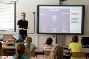 teaching in class