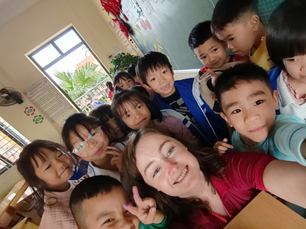TEFL teacher in Vietnam with Vietnamese pupils
