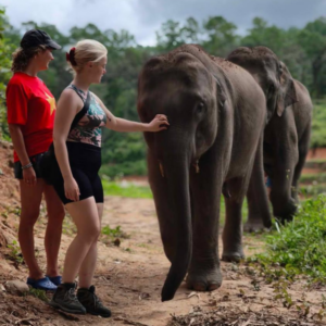 Evelyn in Thailand, summer after tefl
