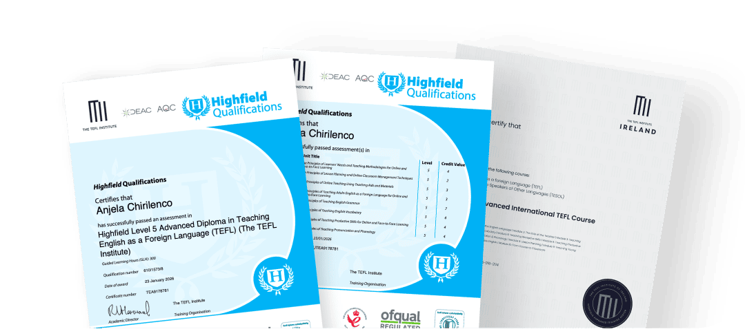 TEFL Certificates