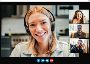 Online English teacher interview with recruiters asking TEFL interview questions over video call